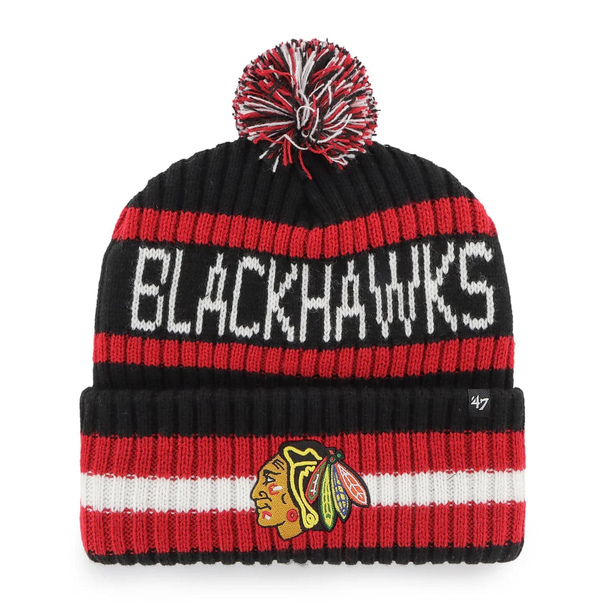 47 Brand NHL Bering Cuff Knit Toque - Chicago Blackhawks - TheHockeyShop.com
