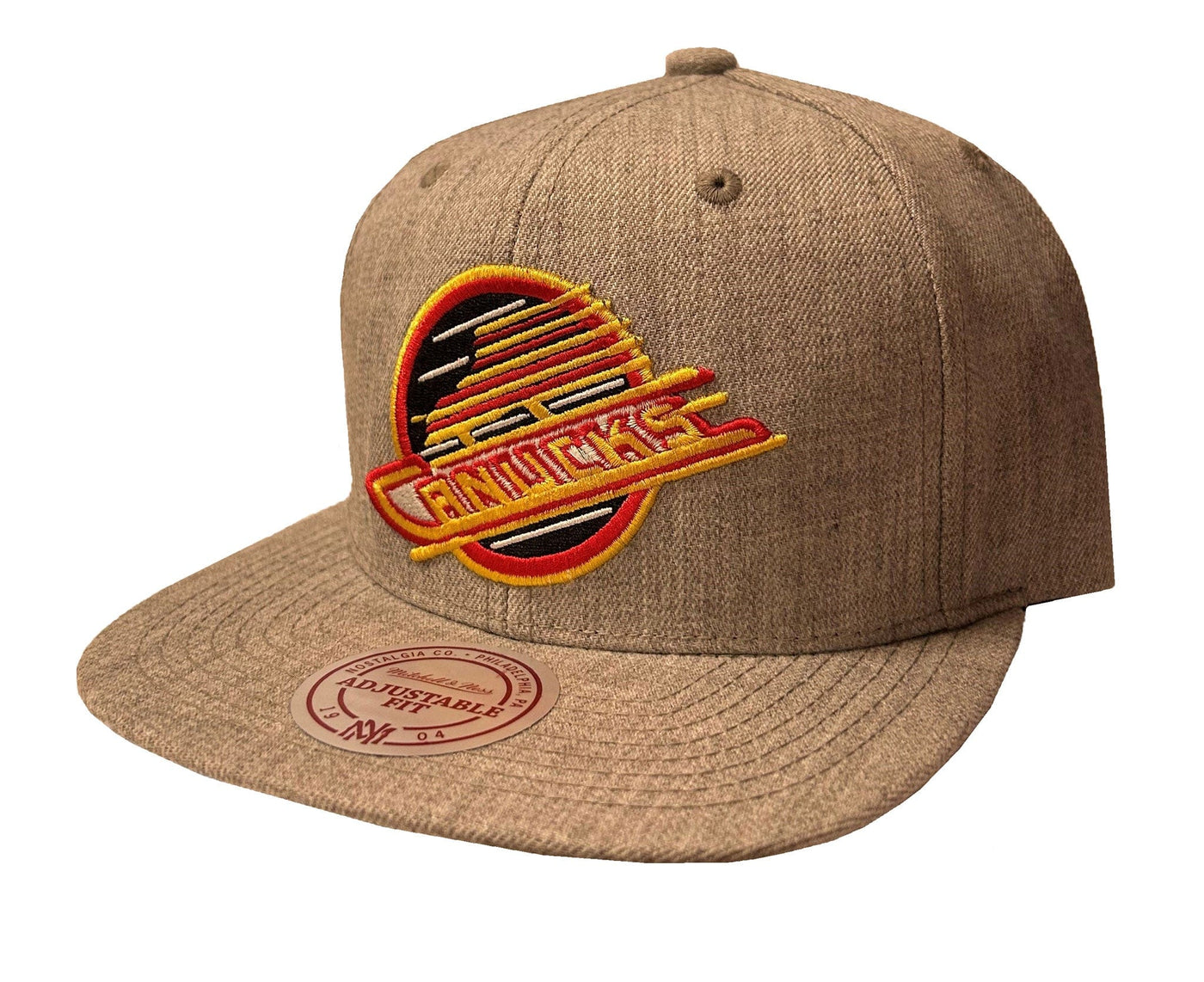 M&N Heritage Grey - Vancouver Canucks Retro Skate - TheHockeyShop.com