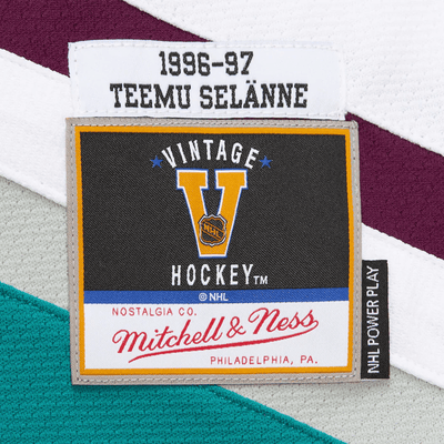 Mitchell & Ness Power Play Vintage Senior Jersey - Anaheim Ducks Teemu Selanne - TheHockeyShop.com