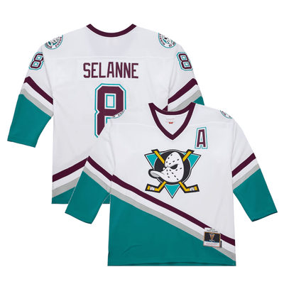 Mitchell & Ness Power Play Vintage Senior Jersey - Anaheim Ducks Teemu Selanne - TheHockeyShop.com
