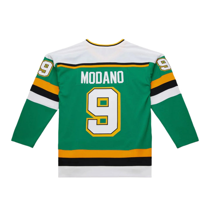 Uniform Retro Minnesota North Stars White Jersey Mike Modano