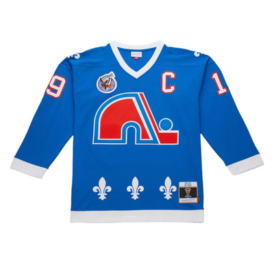 Mitchell & Ness Power Play Vintage Senior Jersey - Quebec Nordiques Joe Sakic - TheHockeyShop.com