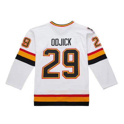 Mitchell & Ness Power Play Vintage Senior Jersey - Vancouver Canucks Gino Odjick - TheHockeyShop.com