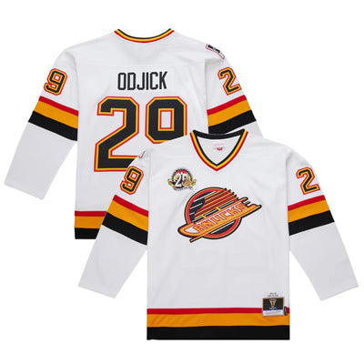 Mitchell & Ness Power Play Vintage Senior Jersey - Vancouver Canucks Gino Odjick - TheHockeyShop.com