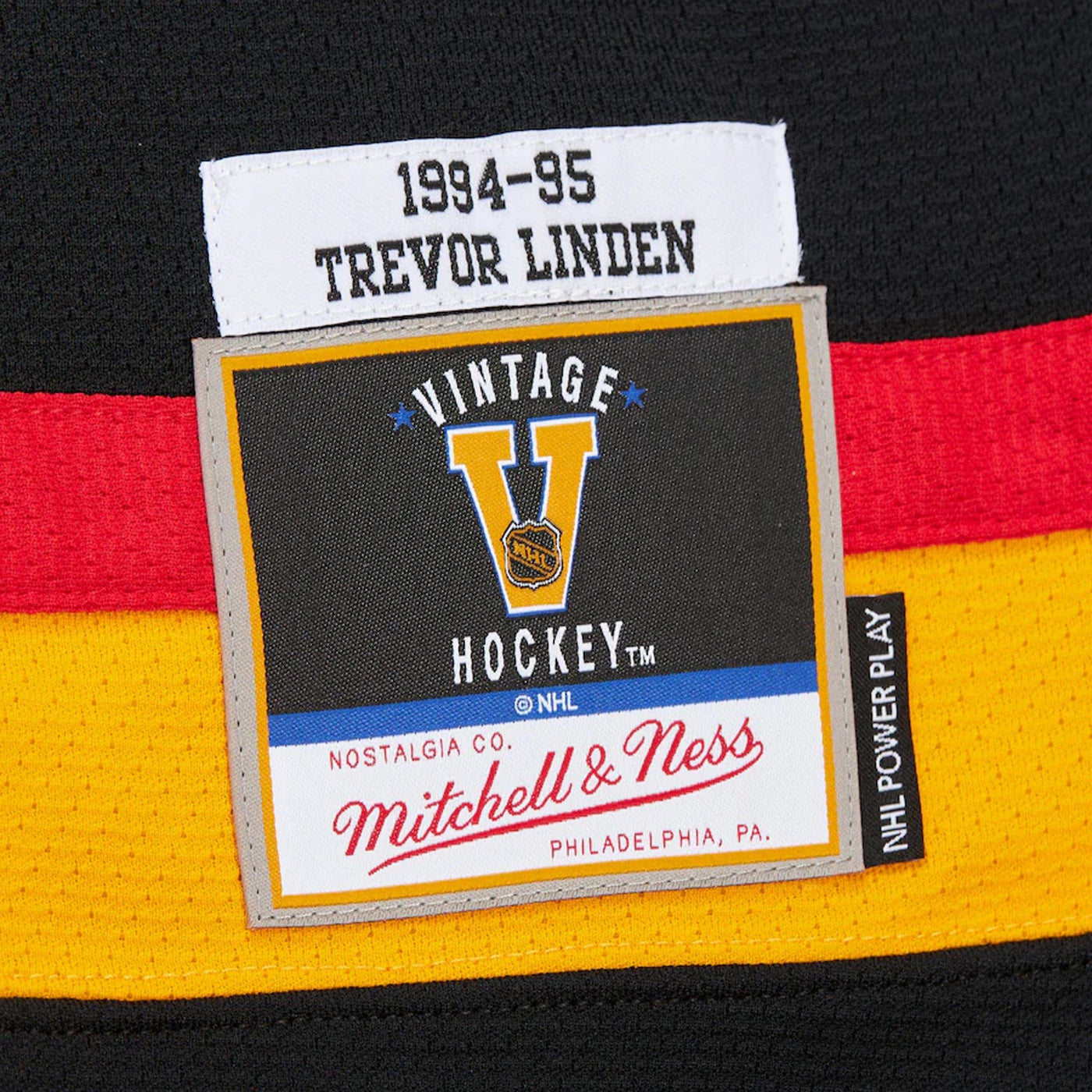 Mitchell & Ness Power Play Vintage Senior Jersey - Vancouver Canucks Trevor Linden - TheHockeyShop.com