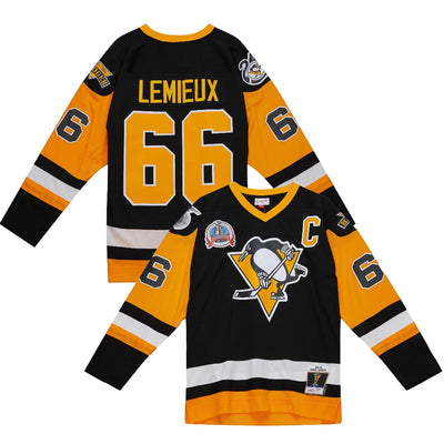 Mitchell & Ness Blue Line Vintage Senior Jersey - Pittsburgh Penguins Mario Lemieux - TheHockeyShop.com