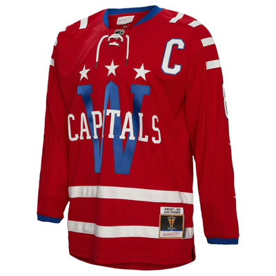 Mitchell & Ness Blue Line Vintage Senior Jersey - Washington Capitals Alex Ovechkin - TheHockeyShop.com