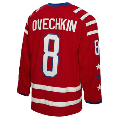 Mitchell & Ness Blue Line Vintage Senior Jersey - Washington Capitals Alex Ovechkin - TheHockeyShop.com