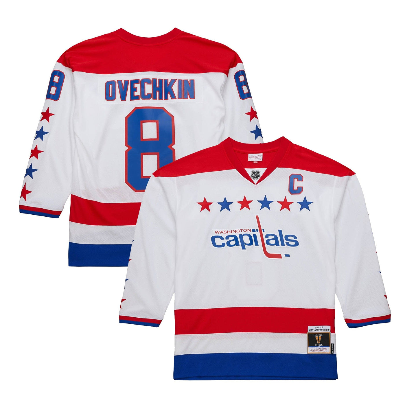 Mitchell & Ness Vintage Senior Jersey - Washington Capitals Alex Ovechkin - TheHockeyShop.com