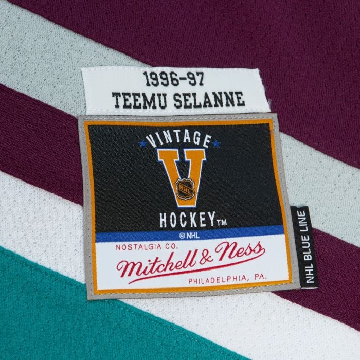 Mitchell & Ness Vintage Senior Jersey - Anaheim Ducks Teemu Selanne - TheHockeyShop.com