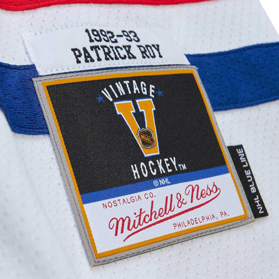 Mitchell & Ness Blue Line Vintage Senior Jersey - Montreal Canadiens Patrick Roy - TheHockeyShop.com