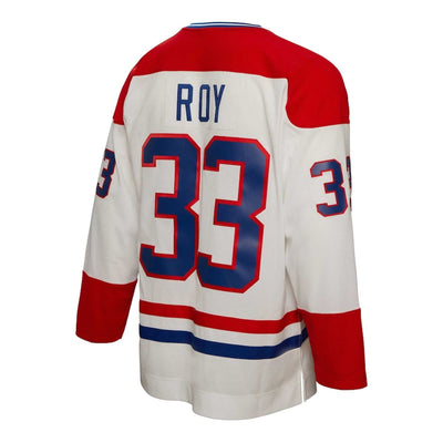 Mitchell & Ness Blue Line Vintage Senior Jersey - Montreal Canadiens Patrick Roy - TheHockeyShop.com