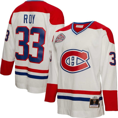 Mitchell & Ness Blue Line Vintage Senior Jersey - Montreal Canadiens Patrick Roy - TheHockeyShop.com