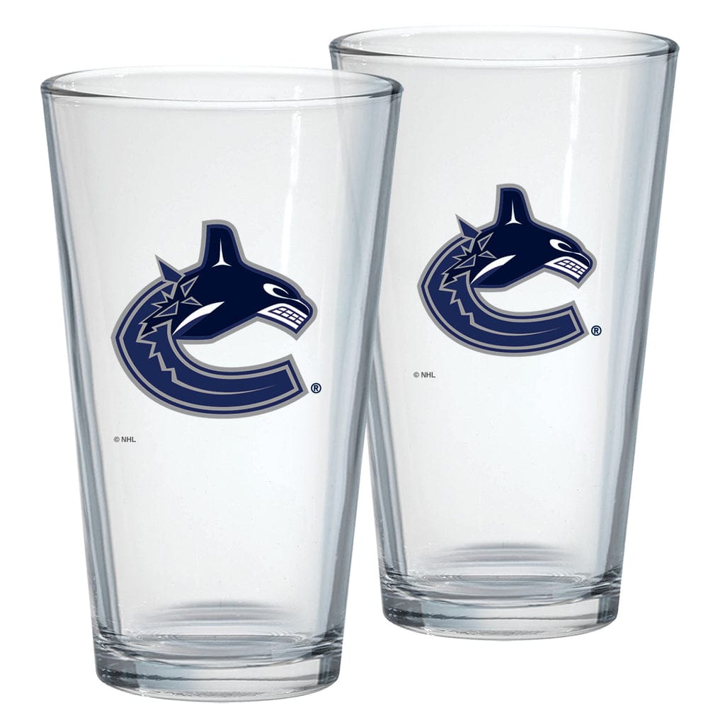 Mustang NHL Mixing Glass 16oz Set (2 Pack) - Vancouver Canucks - TheHockeyShop.com