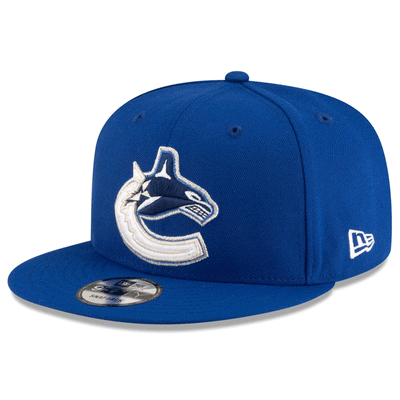 NewEra NHL 9Fifty Team Color Snapback Hat - Vancouver Canucks Orca - TheHockeyShop.com