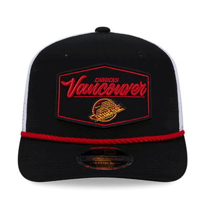 NewEra NHL 9Seventy Pitch Rope Meshback Hat - Vancouver Canucks Skate - TheHockeyShop.com