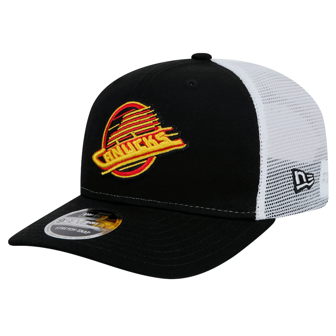 NewEra NHL 9Seventy Team Color Meshback Hat - Vancouver Canucks Skate - TheHockeyShop.com