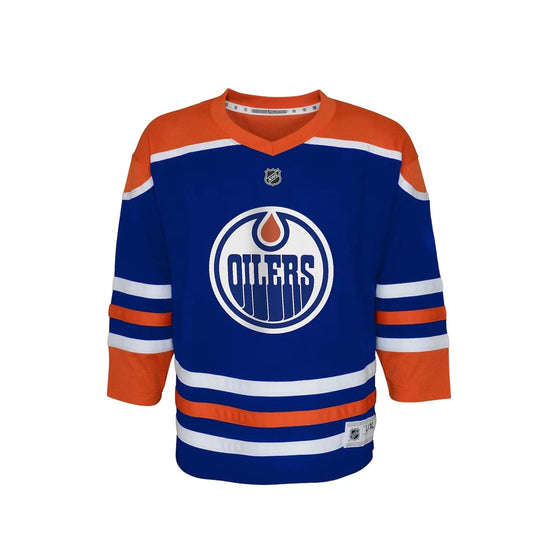 Edmonton Oilers Home Outer Stuff Replica Junior Jersey Royal / L/XL - The Hockey Shop