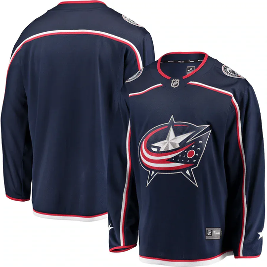 Fanatics Breakaway Senior Home Jersey - Columbus Blue Jackets Columbus Blue Jackets / XL - The Hockey Shop