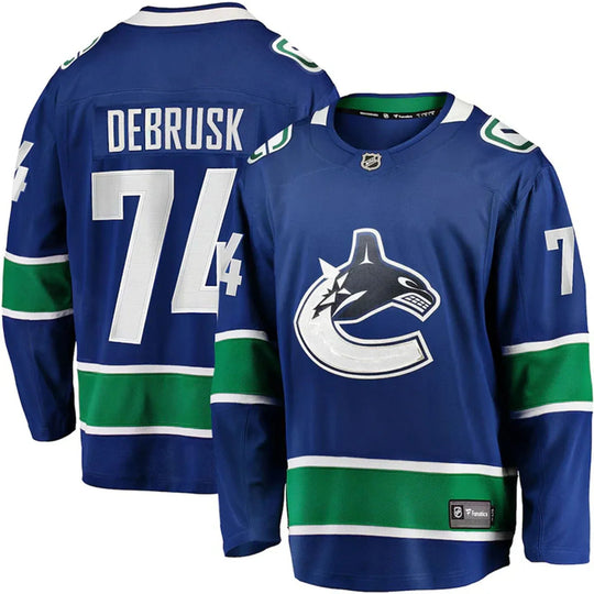 Fanatics Breakaway Senior Home Jersey - Vancouver Canucks - Jake DeBrusk XL / Blue - The Hockey Shop
