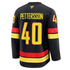 Fanatics Premium Senior Alternate Jersey - Vancouver Canucks Black Skate Elias Pettersson - The Hockey Shop