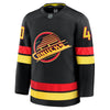 Fanatics Premium Senior Alternate Jersey - Vancouver Canucks Black Skate Elias Pettersson - The Hockey Shop
