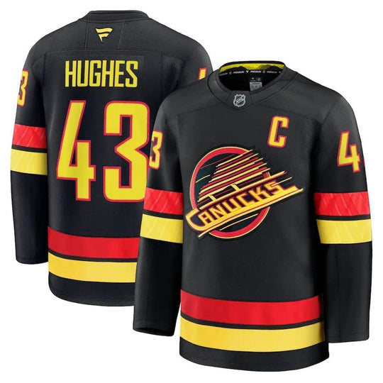 Fanatics Premium Senior Alternate Jersey - Vancouver Canucks Quinn Hughes 44 (XS) / Vancouver Canucks - The Hockey Shop