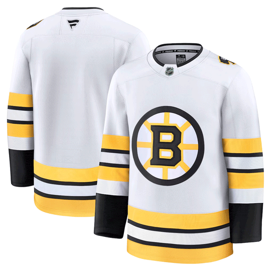 Fanatics Premium Senior Away Jersey - Boston Bruins 46 (S) - The Hockey Shop