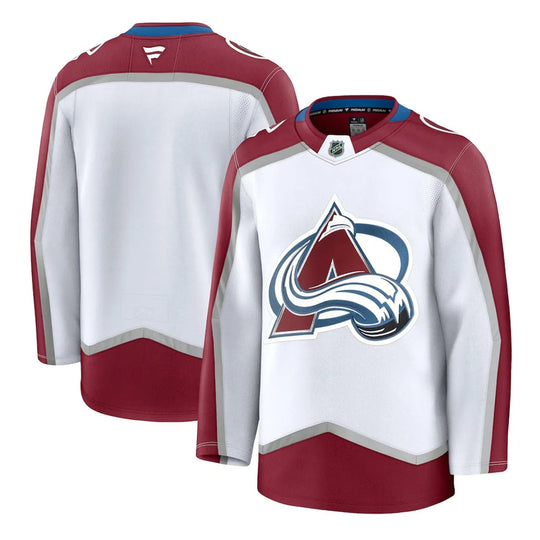 Fanatics Premium Senior Away Jersey - Colorado Avalanche 50 (M) / White - The Hockey Shop