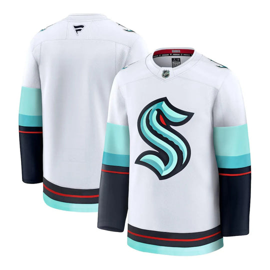 Fanatics Premium Senior Away Jersey - Seattle Kraken 52 (L) / White - The Hockey Shop