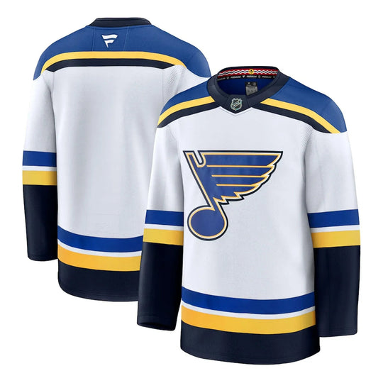 Fanatics Premium Senior Away Jersey - St. Louis Blues 50 (M) / White - The Hockey Shop