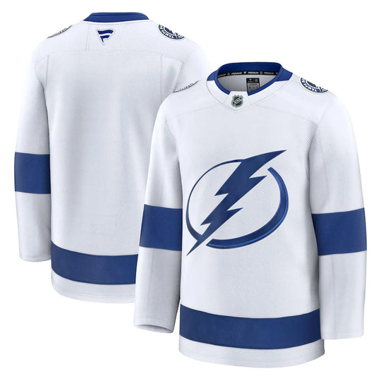 Fanatics Premium Senior Away Jersey - Tampa Bay Lightning 52 (L) / White - The Hockey Shop