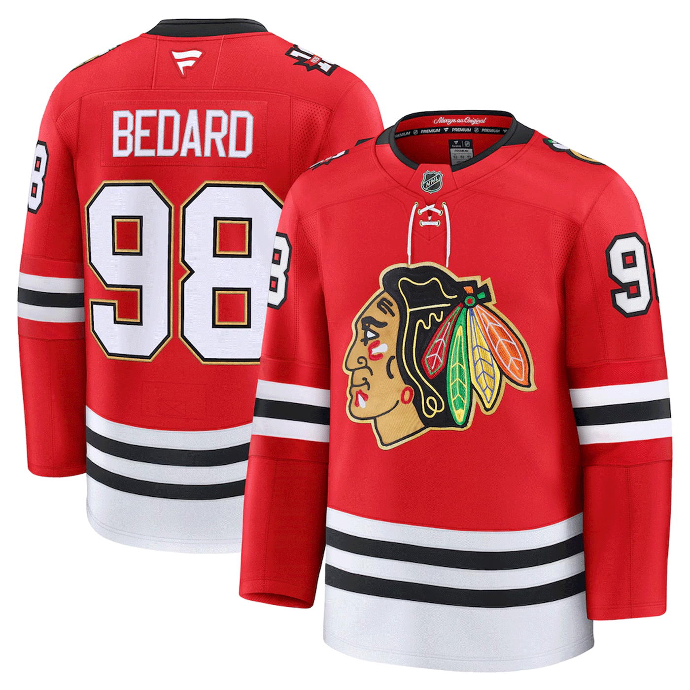 Fanatics Premium Senior Home Jersey - Chicago Blackhawks 100th 