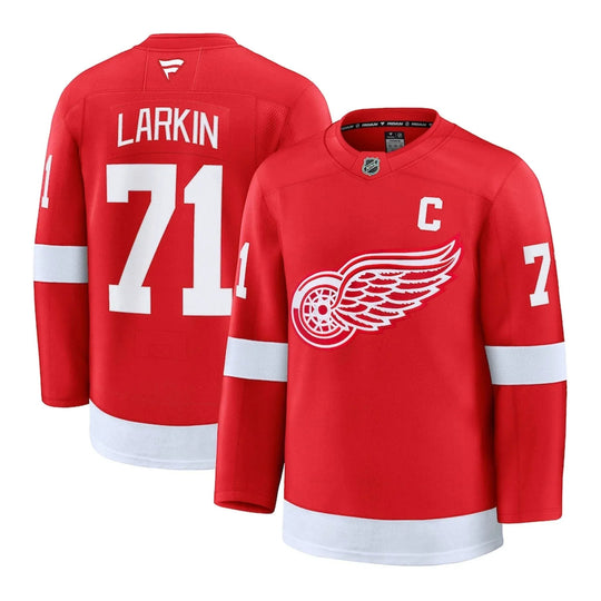 Fanatics Premium Senior Home Jersey - Detroit Red Wings Dylan Larkin 52 / Red - The Hockey Shop