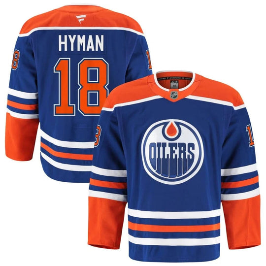 Fanatics Premium Senior Home Jersey - Edmonton Oilers Zach Hyman 52 (L) - The Hockey Shop