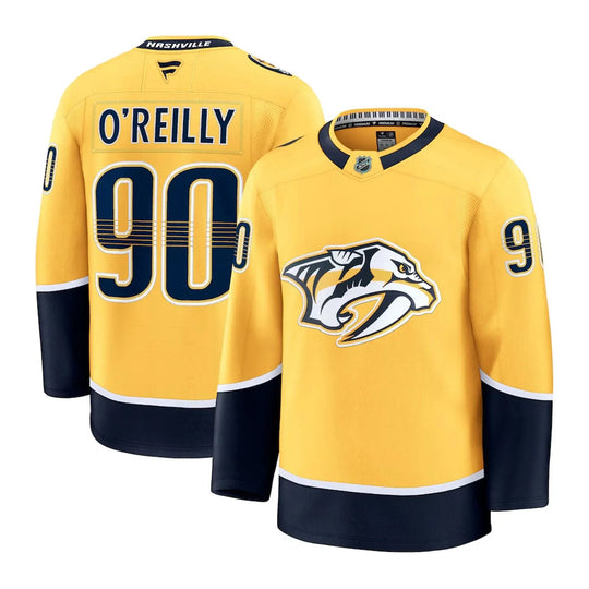 Fanatics Premium Senior Home Jersey - Nashville Predators Ryan OReilly 50 (M) / Yellow - The Hockey Shop