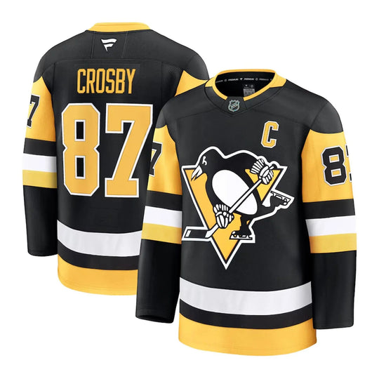 Fanatics Premium Senior Home Jersey - Pittsburgh Penguins Sidney Crosby 52 (L) / Black - The Hockey Shop