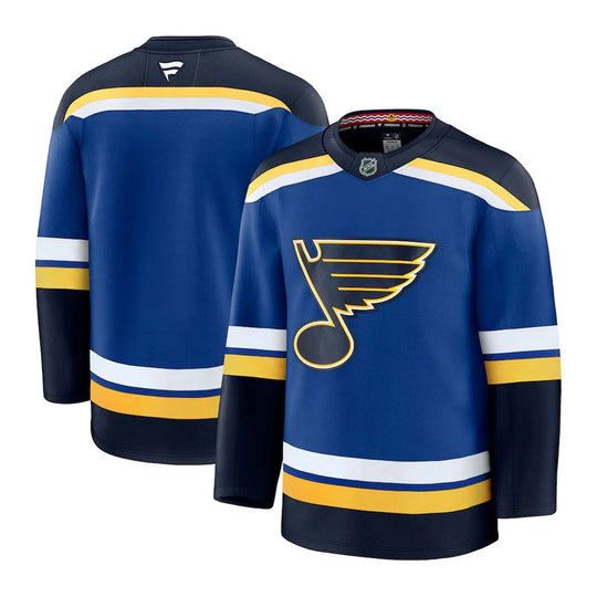Fanatics Premium Senior Home Jersey - St. Louis Blues 52 (L) / Blue - The Hockey Shop