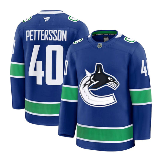 Fanatics Premium Senior Home Jersey - Vancouver Canucks Elias Pettersson 52 - The Hockey Shop