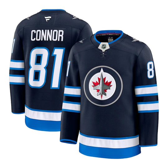 Fanatics Premium Senior Home Jersey - Winnipeg Jets Kyle Connor 52 (L) / Navy - The Hockey Shop