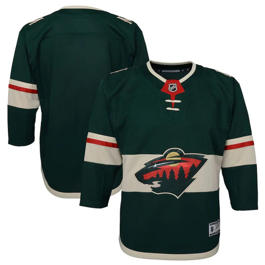 Minnesota Wild - Outer Stuff Premier Junior Home Jersey Green / L/XL - The Hockey Shop