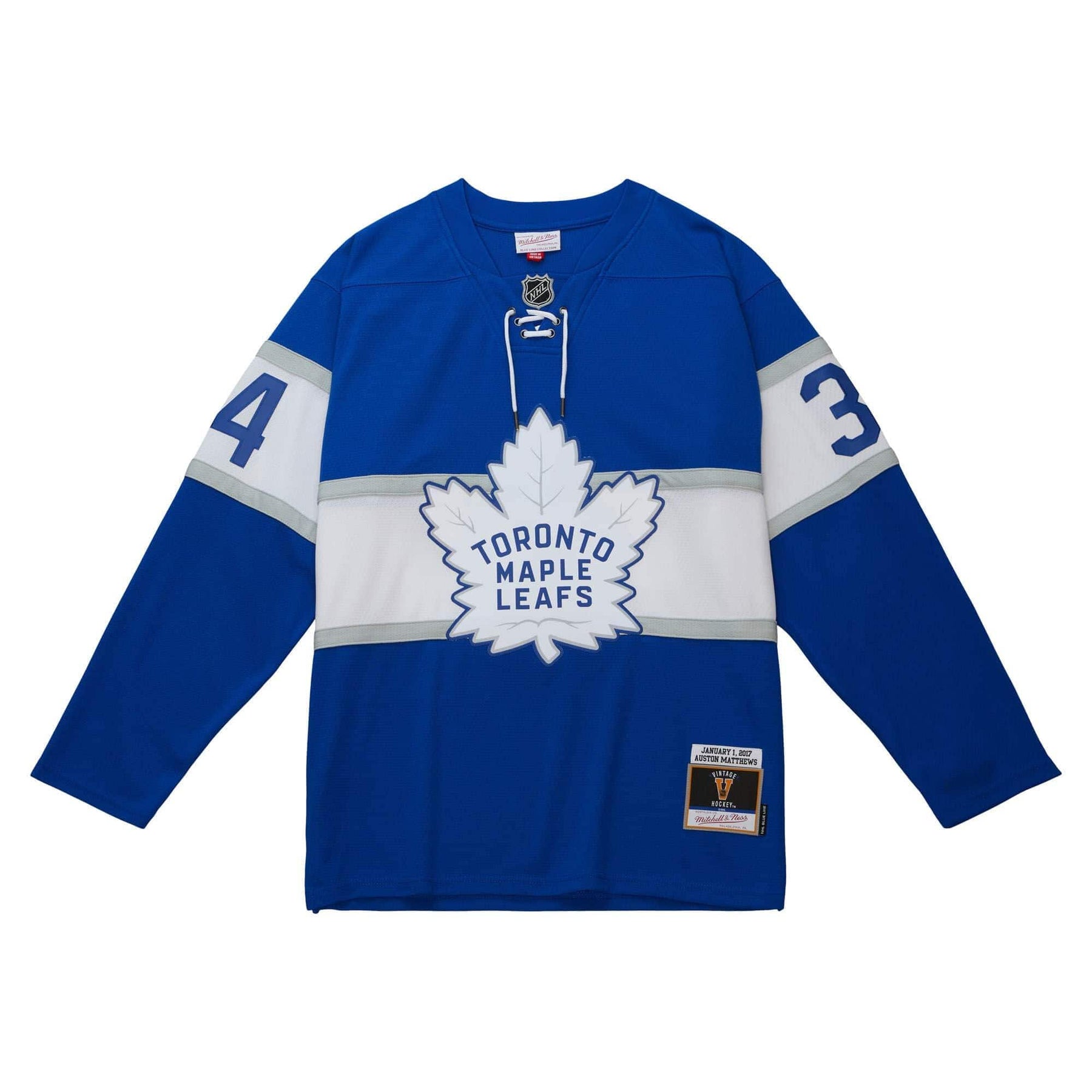 Mitchell & Ness Blue Line Vintage Senior Jersey - Toronto Maple