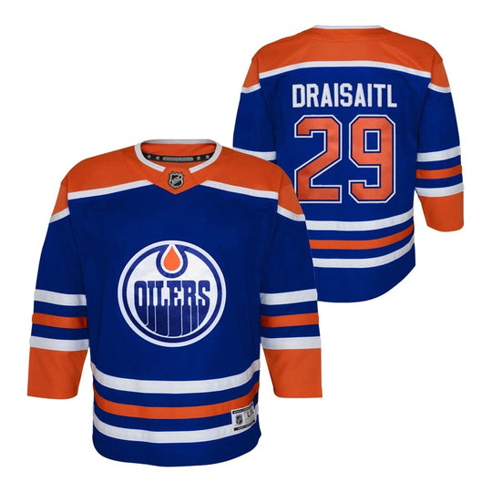 Outer Stuff Premier Infant Home Jersey - Edmonton Oilers Leon Draisaitl 18M - The Hockey Shop