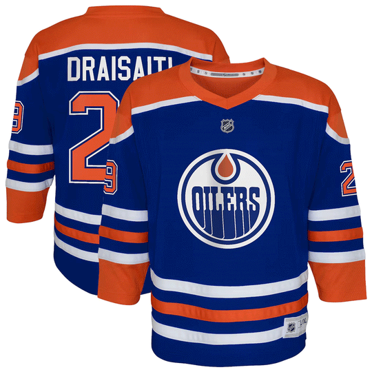 Outer Stuff Premier Junior Home Jersey - Edmonton Oilers Leon Draisaitl - The Hockey Shop