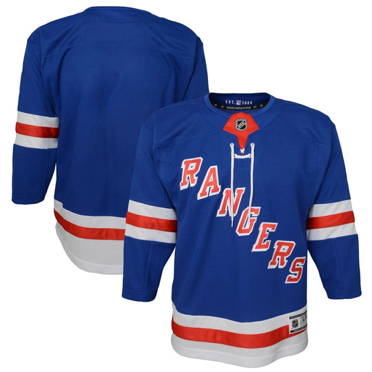 Outer Stuff Premier Junior Jersey - New York Rangers Home Royal / L/XL - The Hockey Shop