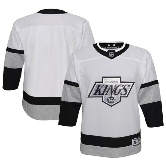 Outer Stuff Premier Junior Third Jersey - Los Angeles Kings White / L/XL - The Hockey Shop