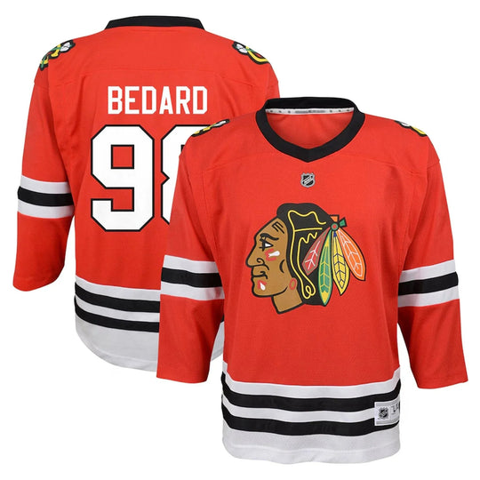 Outer Stuff Premier Toddler Jersey - Chicago Blackhawks Home Connor Bedard Red / 2-4T - The Hockey Shop
