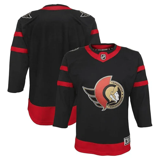 Outer Stuff Premier Toddler Jersey - Ottawa Senators Home Black / 2-4T - The Hockey Shop