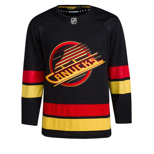 Vancouver Canucks - OuterStuff Premier Infant Skate Jersey Black / 18M - The Hockey Shop