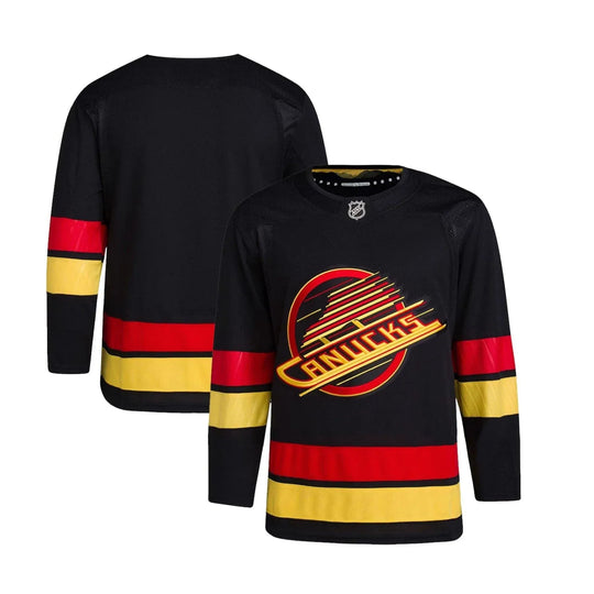 Vancouver Canucks Third Skate - OuterStuff Premier Junior Jersey Black / L/XL - The Hockey Shop
